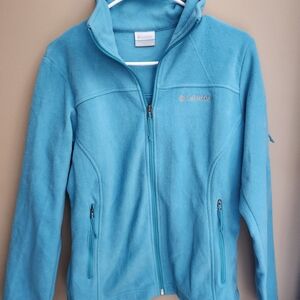 Columbia Turquoise Fleece Jacket